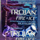 Trojan Fire & Ice (Fuego Y Hielo) Con Lubricante De Acción Dual